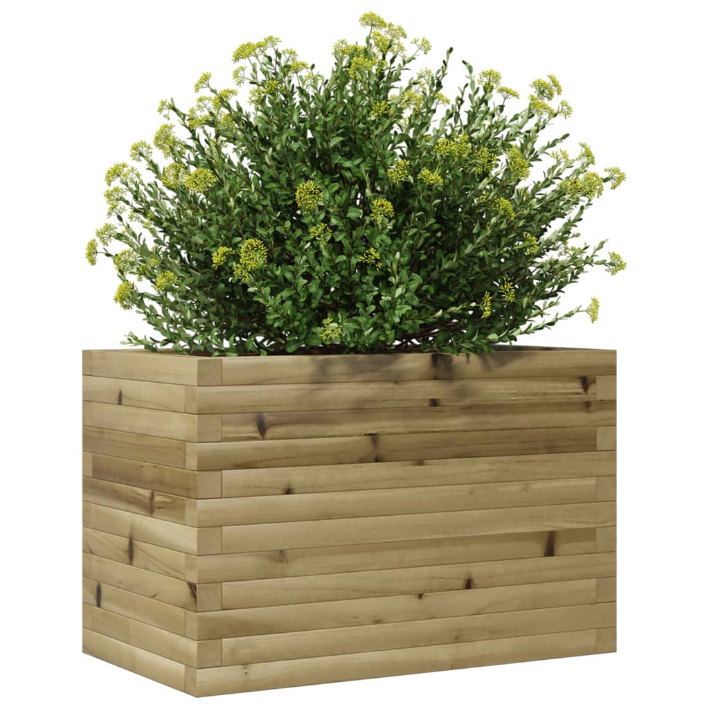 vidaXL Jardinieră de grădină, 70x40x45,5 cm, lemn de pin impregnat vidaXL Jardinieră de grădină, 70x40x45,5 cm, lemn de pin impregnat
