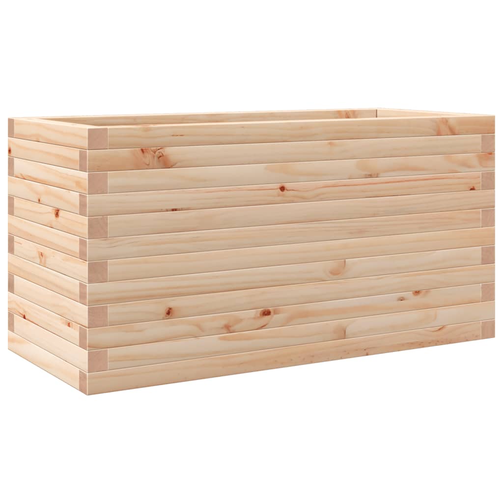 vidaXL Jardinieră de grădină, 90x40x45,5 cm, lemn masiv de pin vidaXL Jardinieră de grădină, 90x40x45,5 cm, lemn masiv de pin