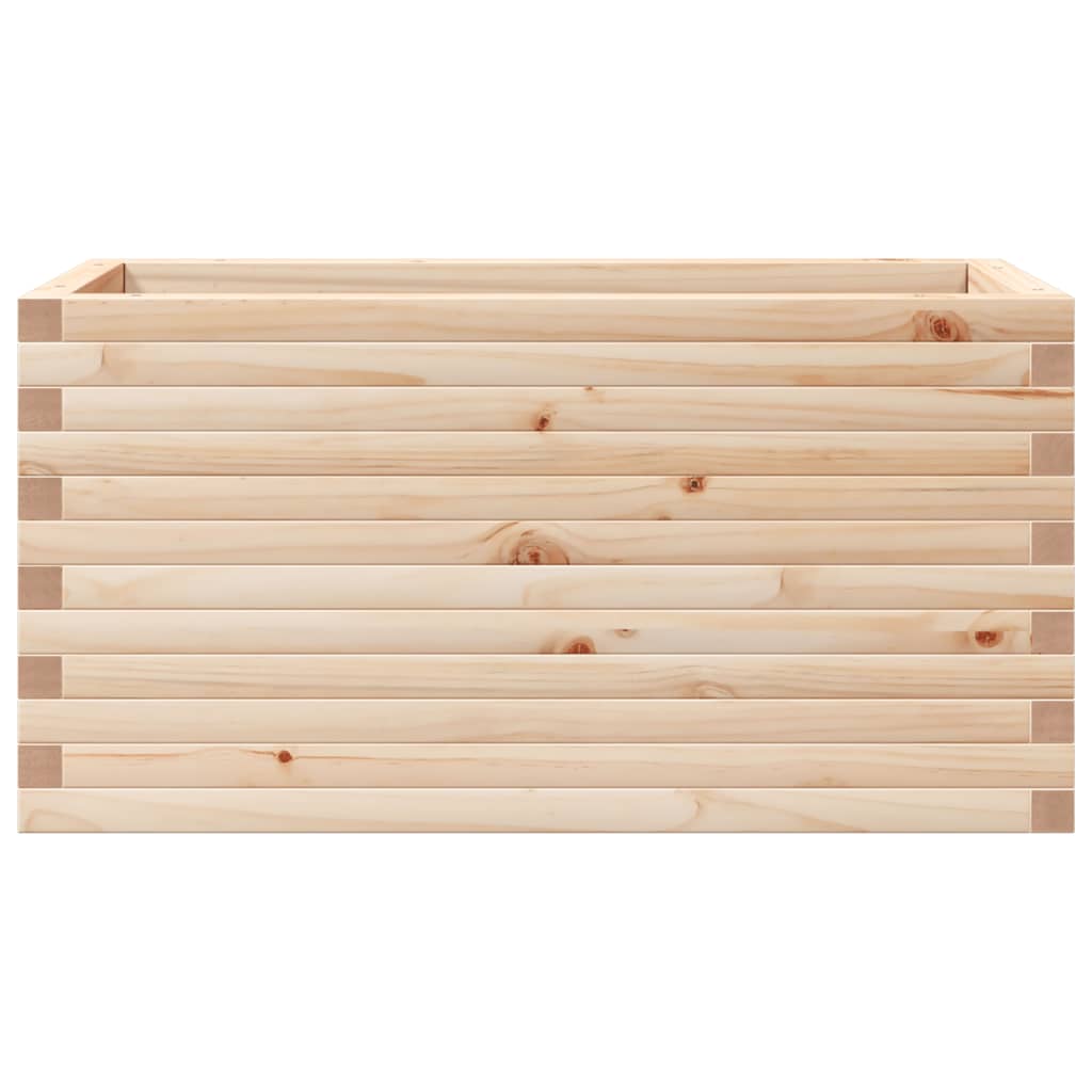 vidaXL Jardinieră de grădină, 90x40x45,5 cm, lemn masiv de pin vidaXL Jardinieră de grădină, 90x40x45,5 cm, lemn masiv de pin
