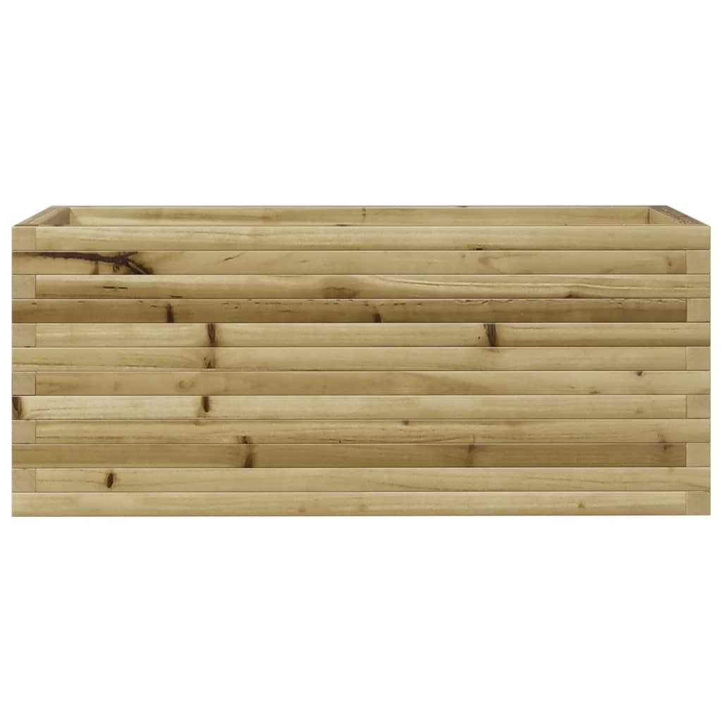 vidaXL Jardinieră de grădină, 110x40x45,5 cm, lemn de pin impregnat