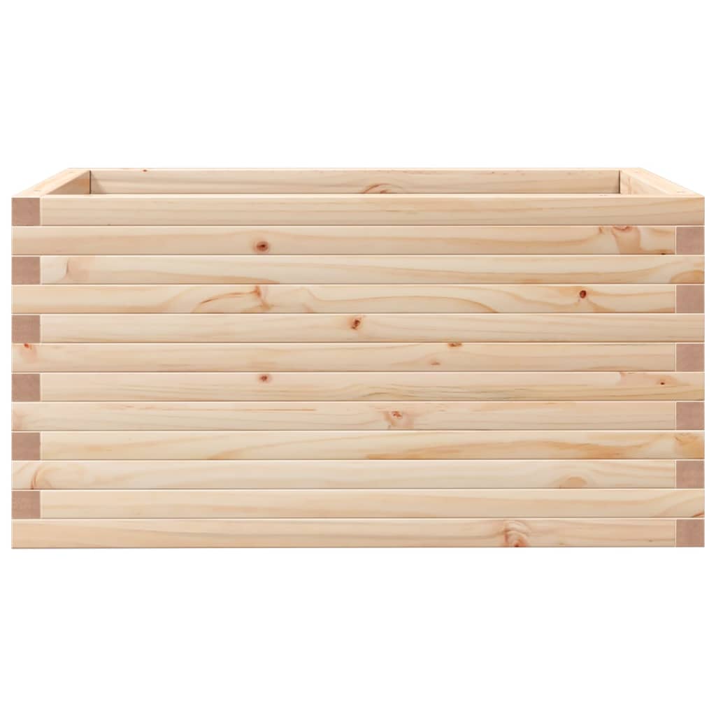 vidaXL Jardinieră de grădină, 90x60x45,5 cm, lemn masiv de pin vidaXL Jardinieră de grădină, 90x60x45,5 cm, lemn masiv de pin