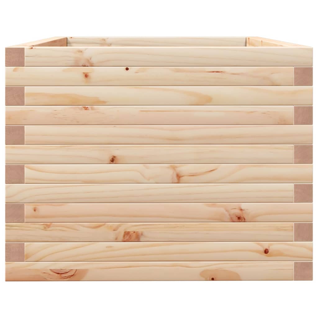 vidaXL Jardinieră de grădină, 90x60x45,5 cm, lemn masiv de pin vidaXL Jardinieră de grădină, 90x60x45,5 cm, lemn masiv de pin
