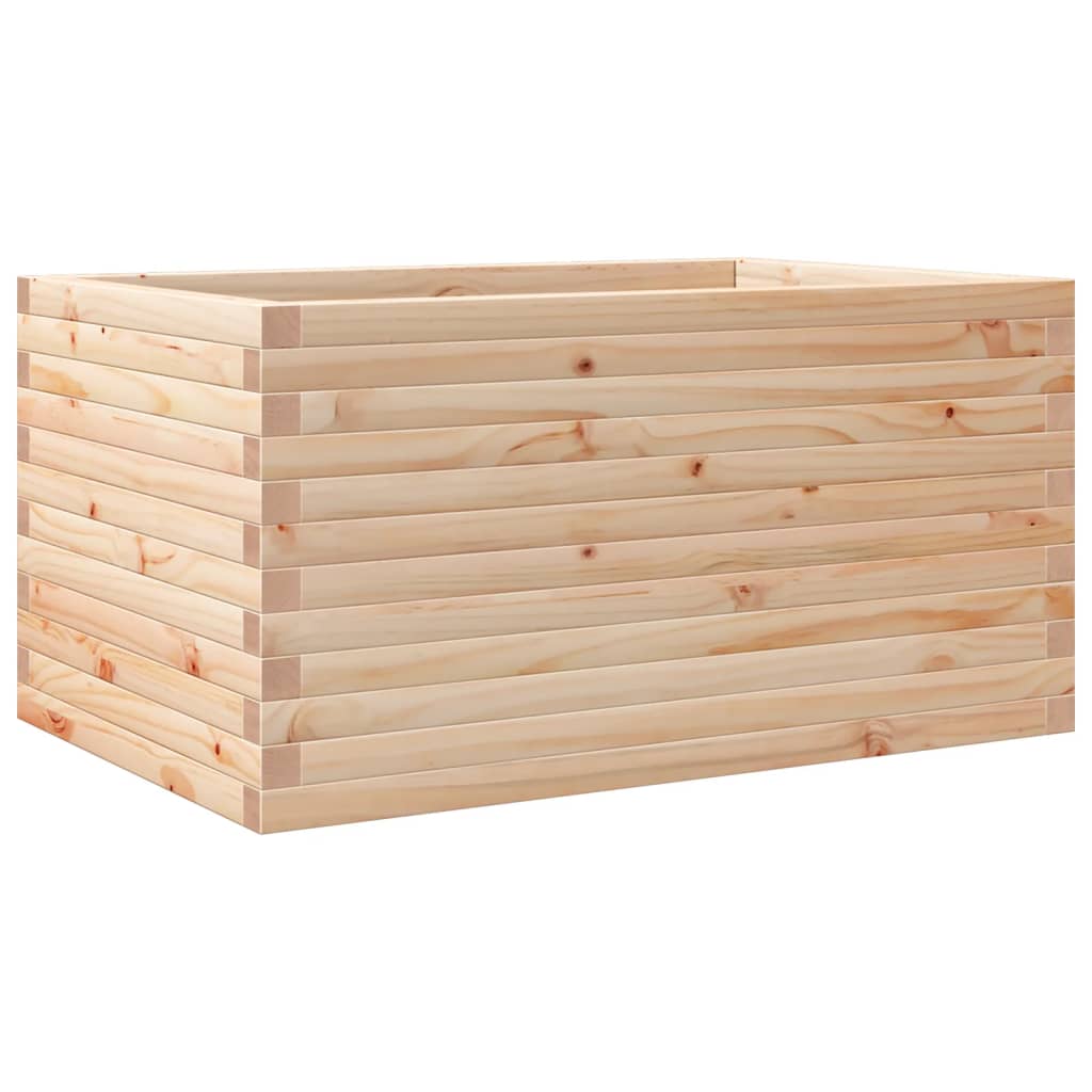 vidaXL Jardinieră de grădină, 90x60x45,5 cm, lemn masiv de pin vidaXL Jardinieră de grădină, 90x60x45,5 cm, lemn masiv de pin
