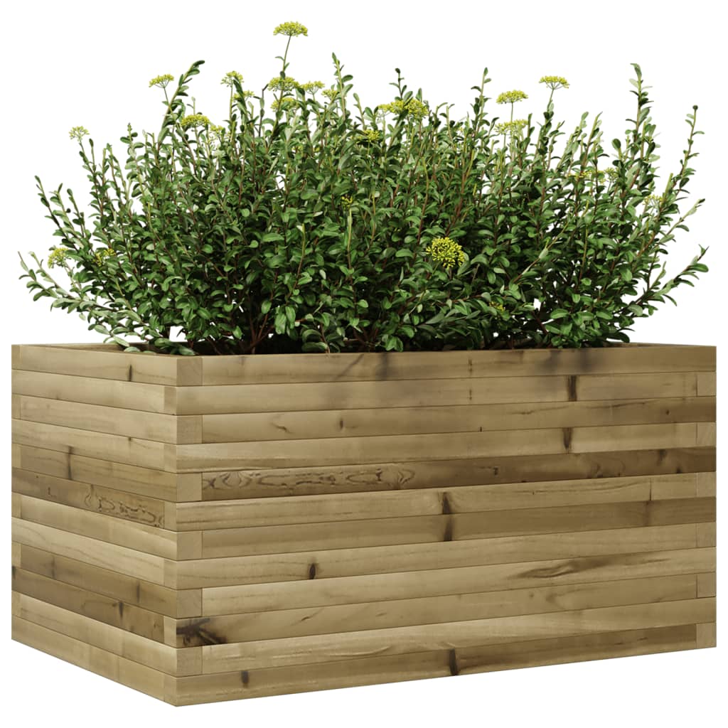 vidaXL Jardinieră de grădină, 90x60x45,5 cm, lemn de pin impregnat vidaXL Jardinieră de grădină, 90x60x45,5 cm, lemn de pin impregnat
