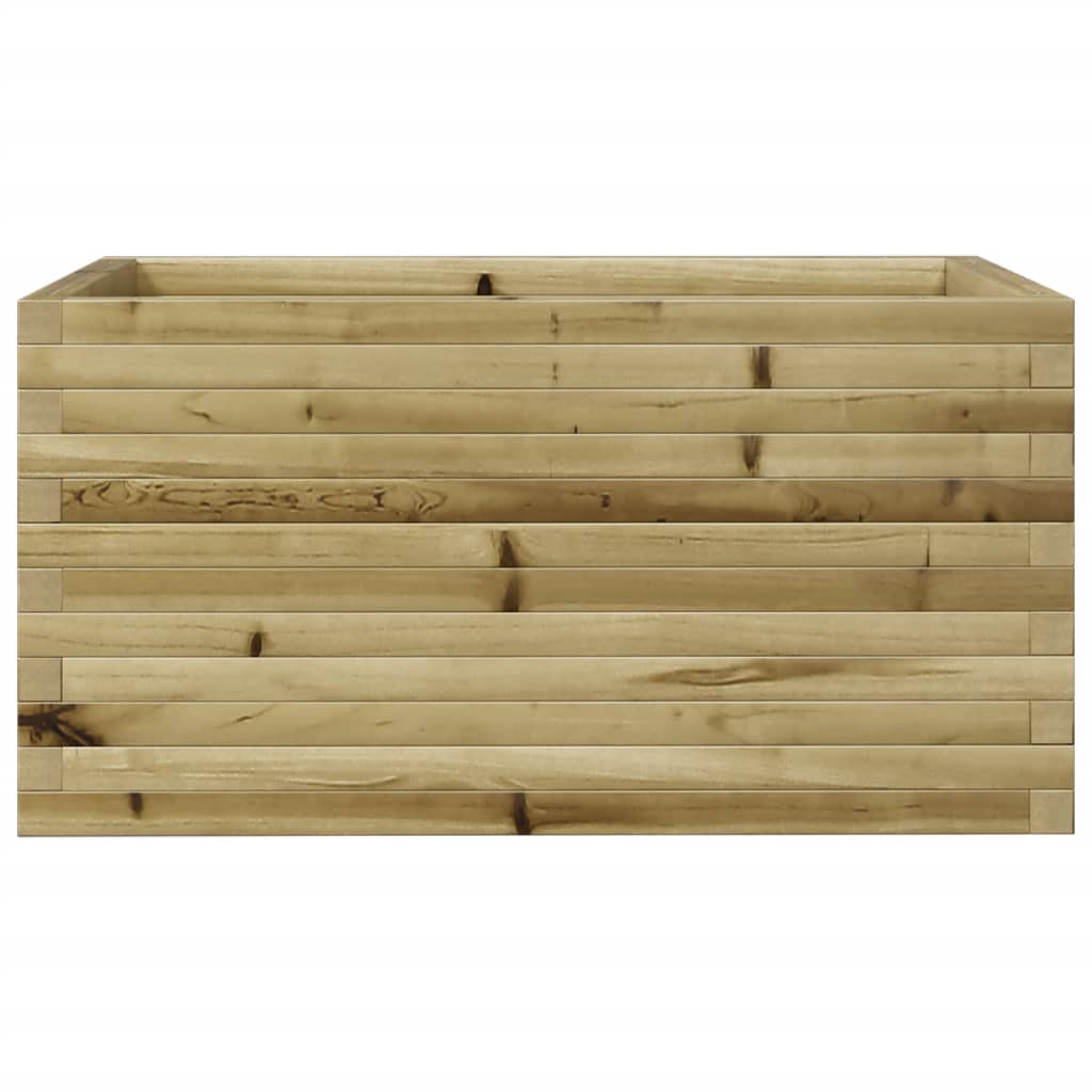 vidaXL Jardinieră de grădină, 90x60x45,5 cm, lemn de pin impregnat vidaXL Jardinieră de grădină, 90x60x45,5 cm, lemn de pin impregnat