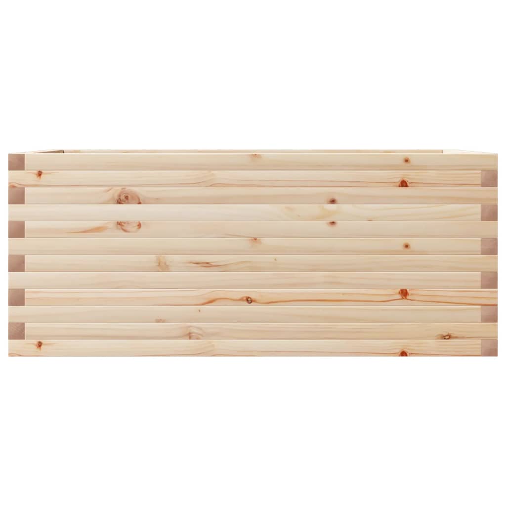 vidaXL Jardinieră de grădină, 110x60x45,5 cm, lemn masiv de pin