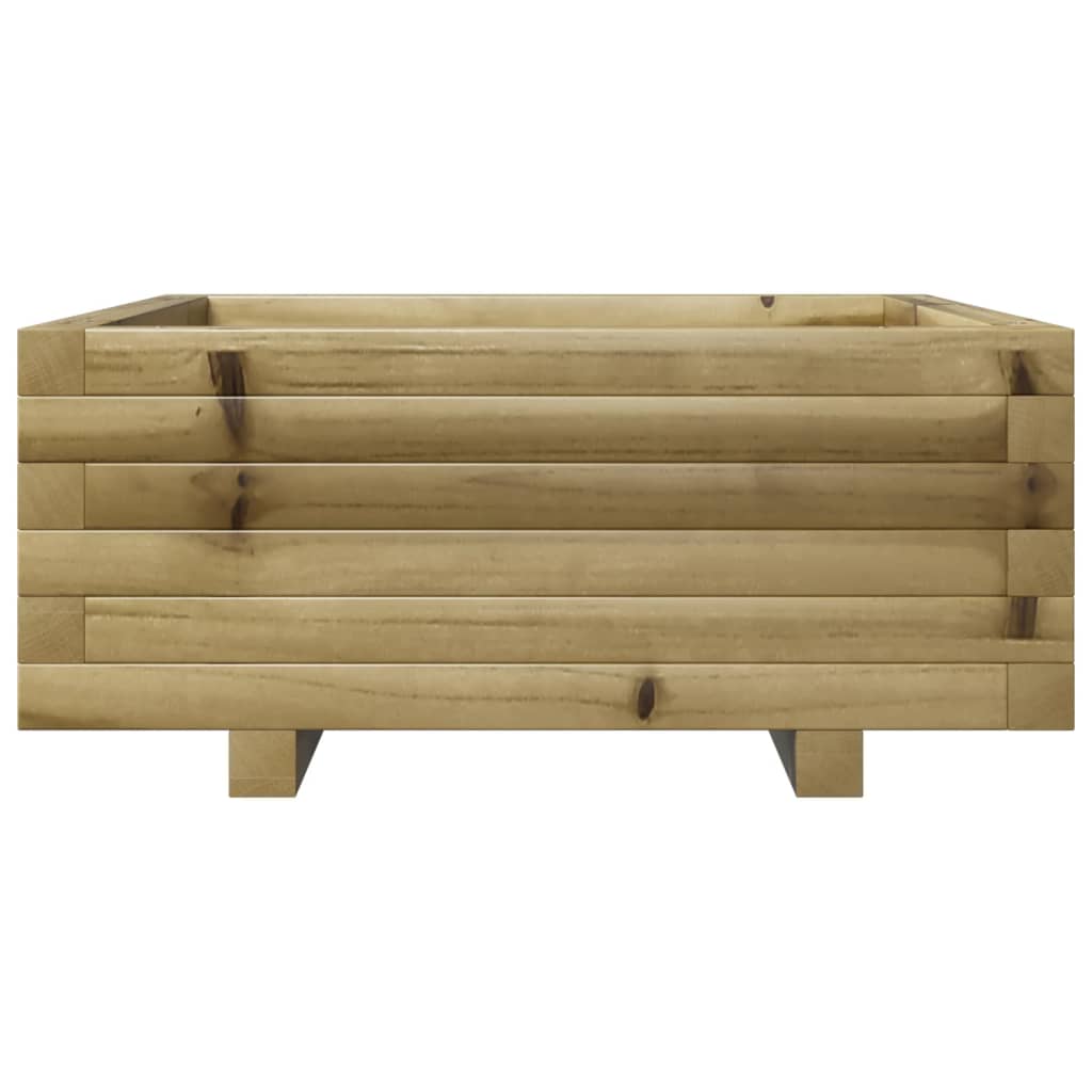vidaXL Jardinieră de grădină, 60x60x26,5 cm, lemn de pin impregnat vidaXL Jardinieră de grădină, 60x60x26,5 cm, lemn de pin impregnat