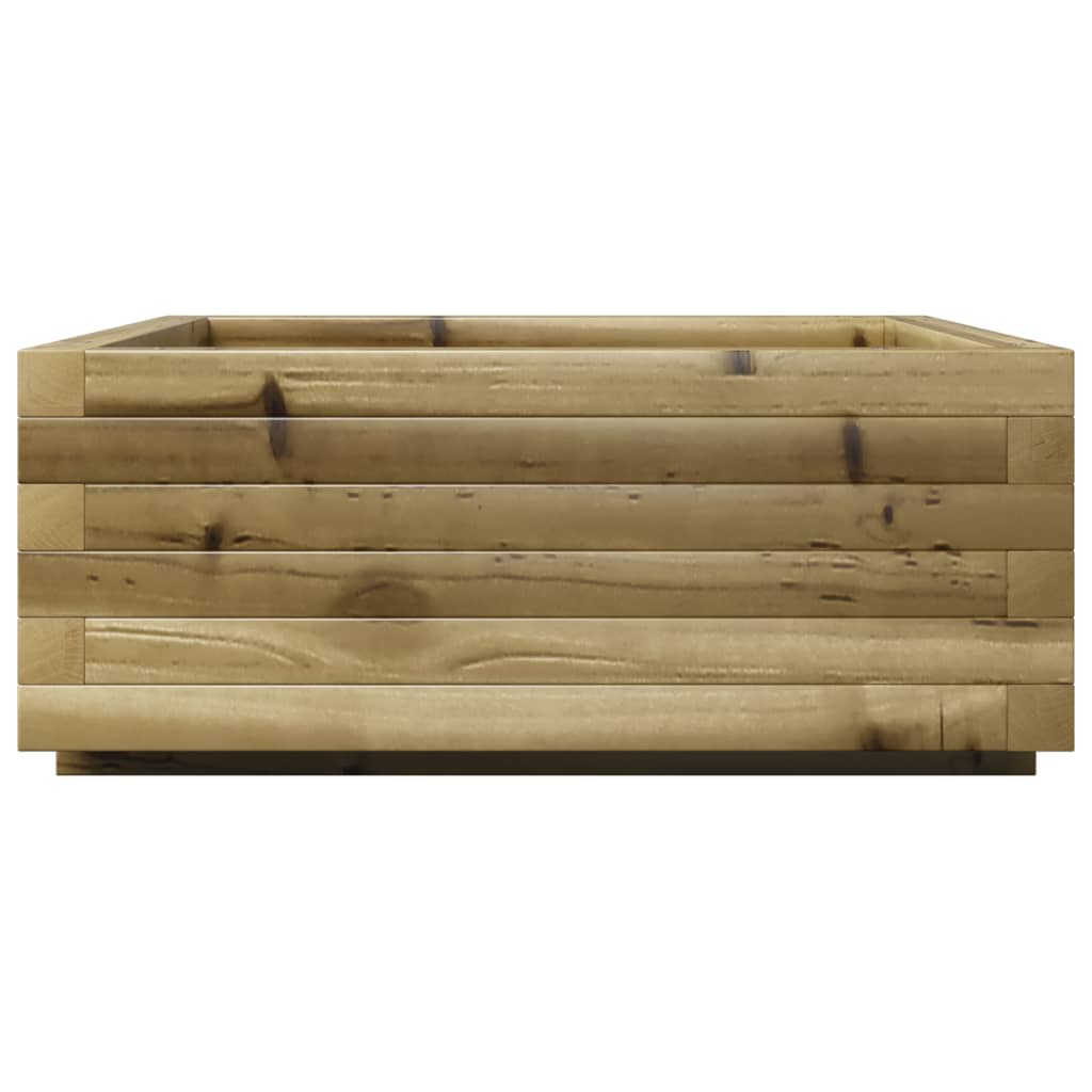 vidaXL Jardinieră de grădină, 60x60x26,5 cm, lemn de pin impregnat vidaXL Jardinieră de grădină, 60x60x26,5 cm, lemn de pin impregnat