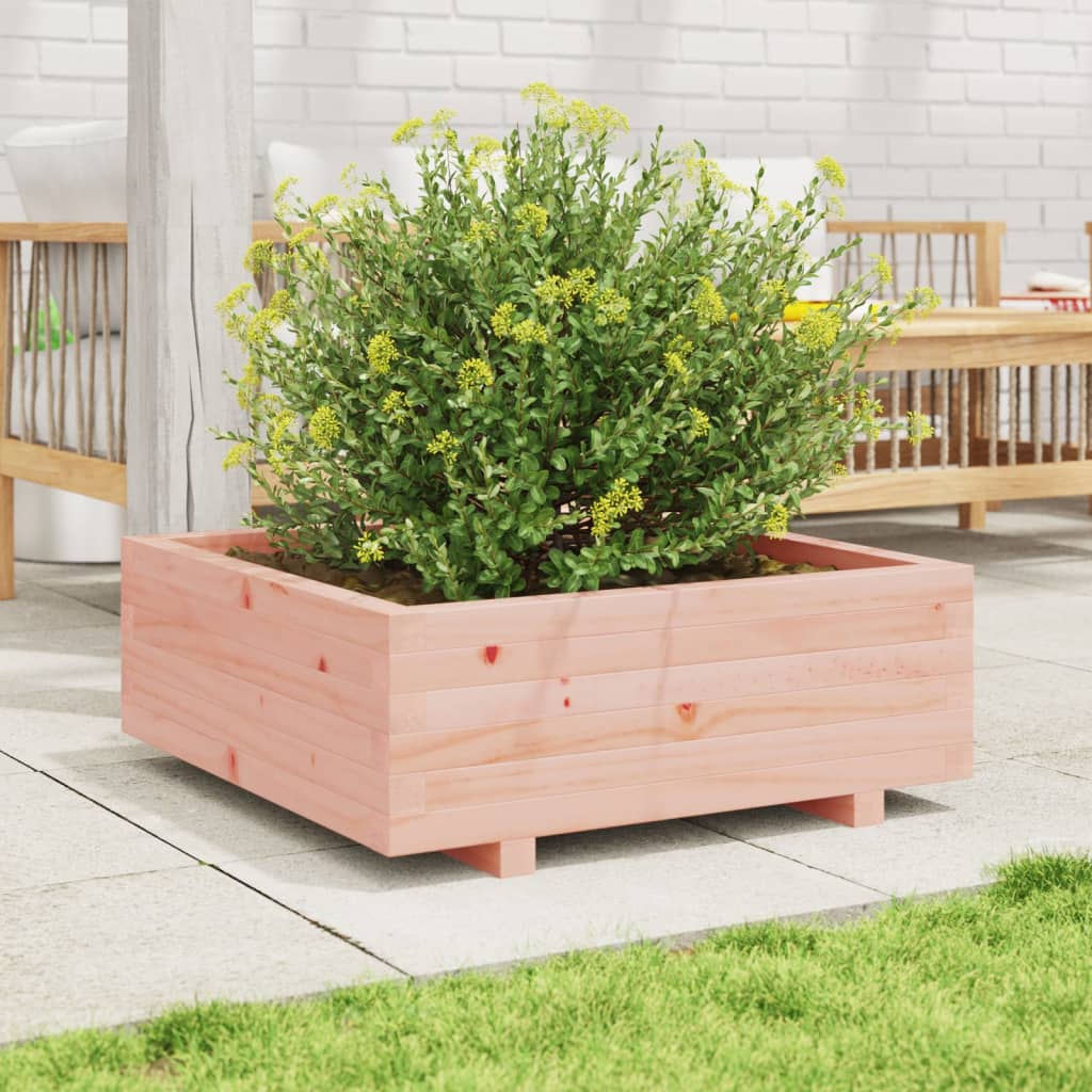 vidaXL Jardinieră de grădină, 70x70x26,5 cm, lemn masiv Douglas vidaXL Jardinieră de grădină, 70x70x26,5 cm, lemn masiv Douglas