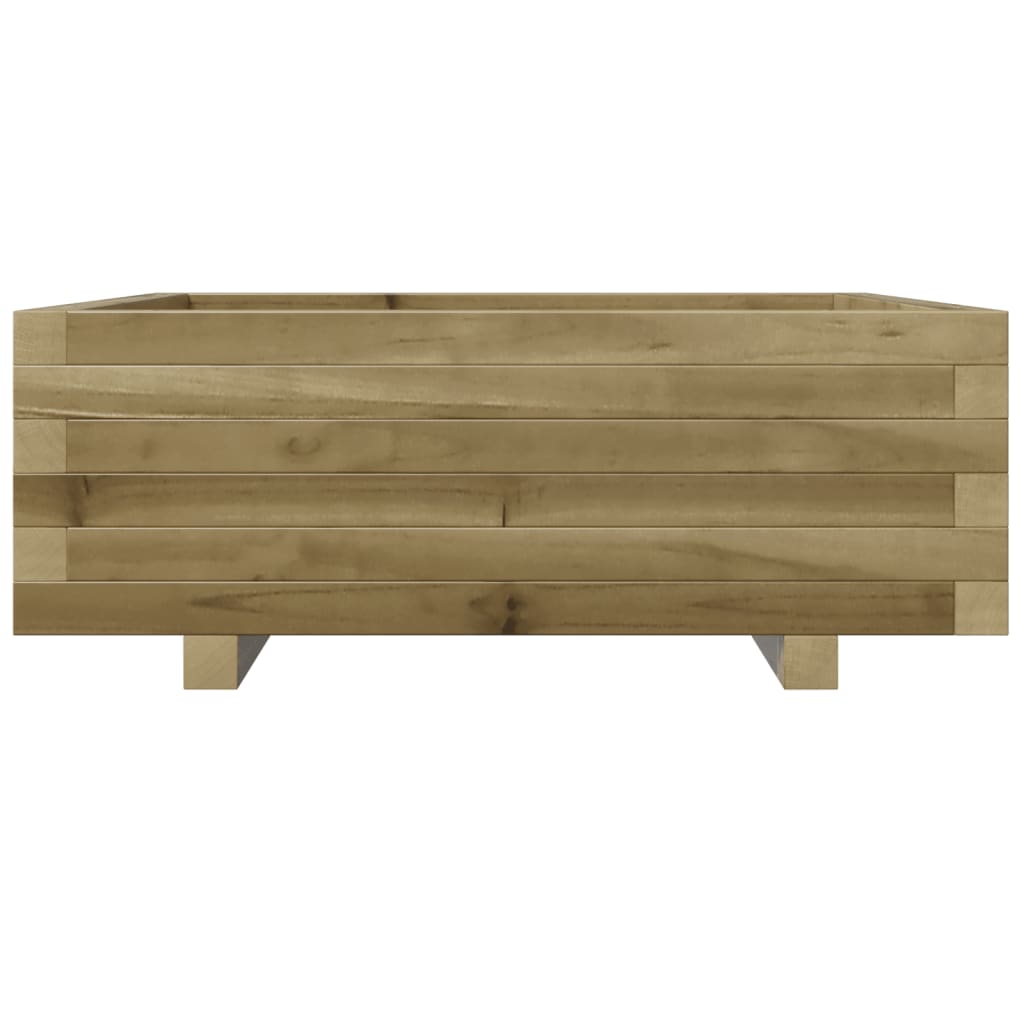 vidaXL Jardinieră de grădină, 70x70x26,5 cm, lemn de pin impregnat vidaXL Jardinieră de grădină, 70x70x26,5 cm, lemn de pin impregnat