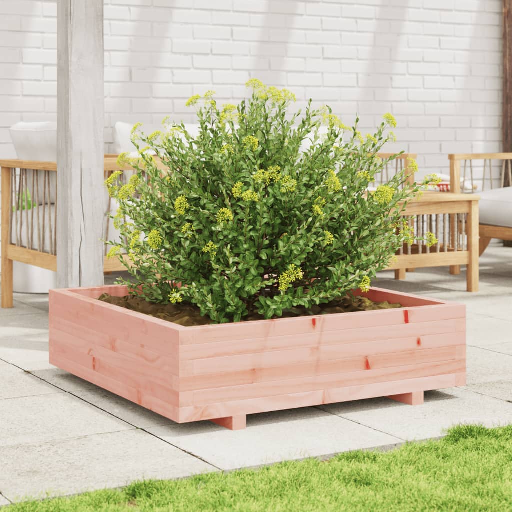 vidaXL Jardinieră de grădină, 90x90x26,5 cm, lemn masiv Douglas vidaXL Jardinieră de grădină, 90x90x26,5 cm, lemn masiv Douglas