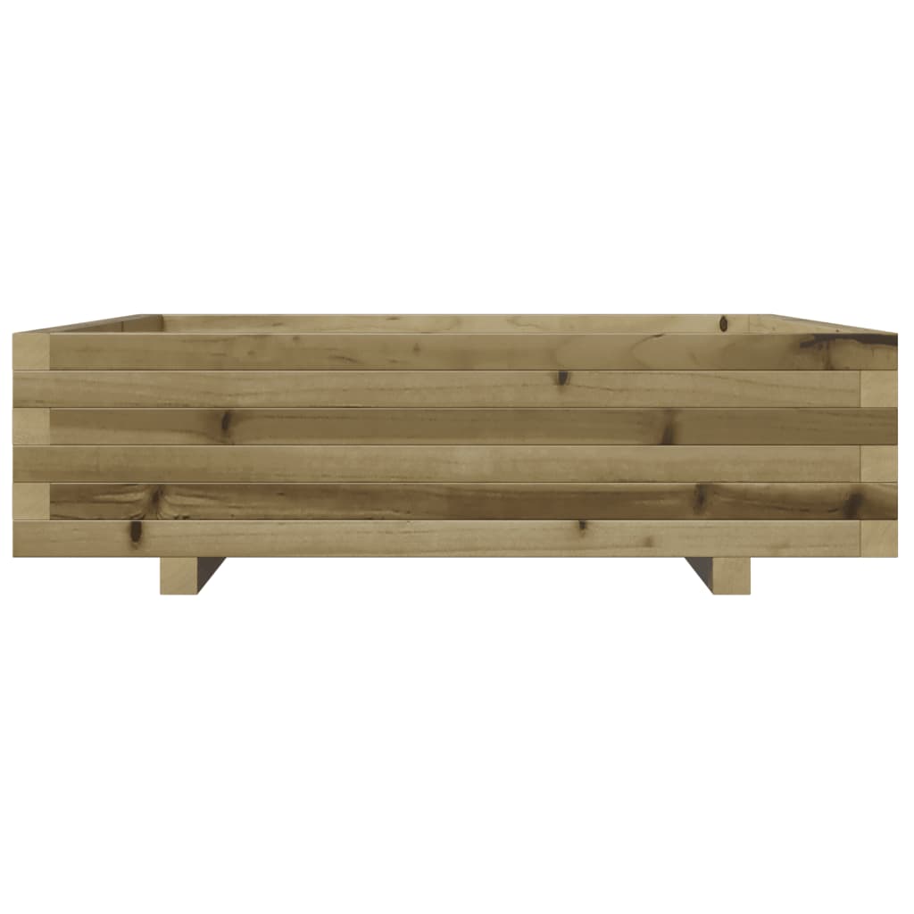 vidaXL Jardinieră de grădină, 90x90x26,5 cm, lemn de pin impregnat vidaXL Jardinieră de grădină, 90x90x26,5 cm, lemn de pin impregnat