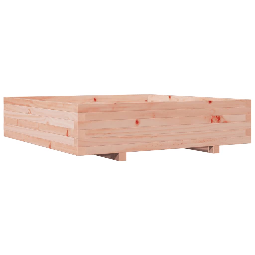 vidaXL Jardinieră de grădină, 100x100x26,5 cm, lemn masiv Douglas vidaXL Jardinieră de grădină, 100x100x26,5 cm, lemn masiv Douglas