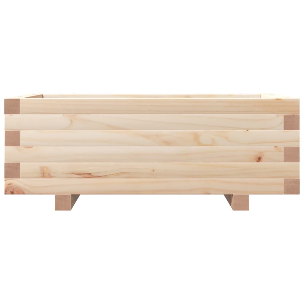 vidaXL Jardinieră de grădină, 70x40x26,5 cm, lemn masiv de pin vidaXL Jardinieră de grădină, 70x40x26,5 cm, lemn masiv de pin