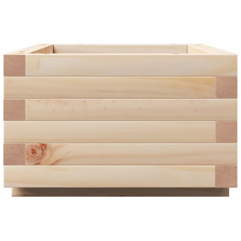 vidaXL Jardinieră de grădină, 70x40x26,5 cm, lemn masiv de pin vidaXL Jardinieră de grădină, 70x40x26,5 cm, lemn masiv de pin
