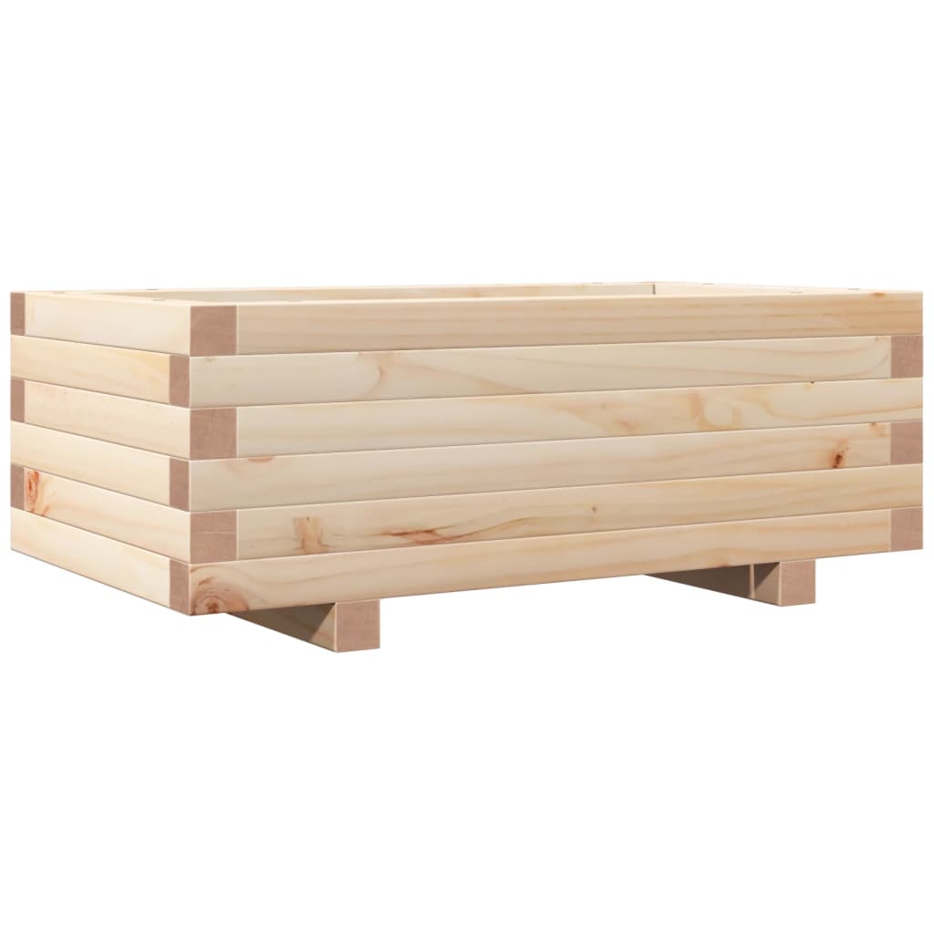 vidaXL Jardinieră de grădină, 70x40x26,5 cm, lemn masiv de pin vidaXL Jardinieră de grădină, 70x40x26,5 cm, lemn masiv de pin