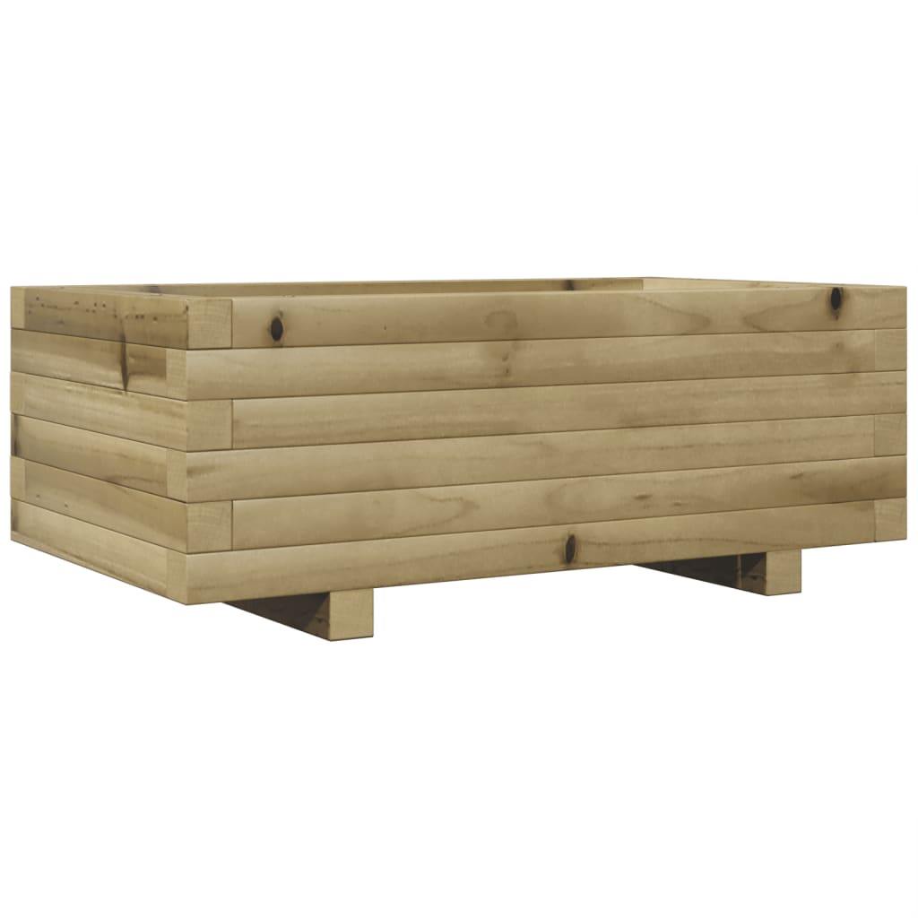 vidaXL Jardinieră de grădină, 70x40x26,5 cm, lemn de pin impregnat vidaXL Jardinieră de grădină, 70x40x26,5 cm, lemn de pin impregnat