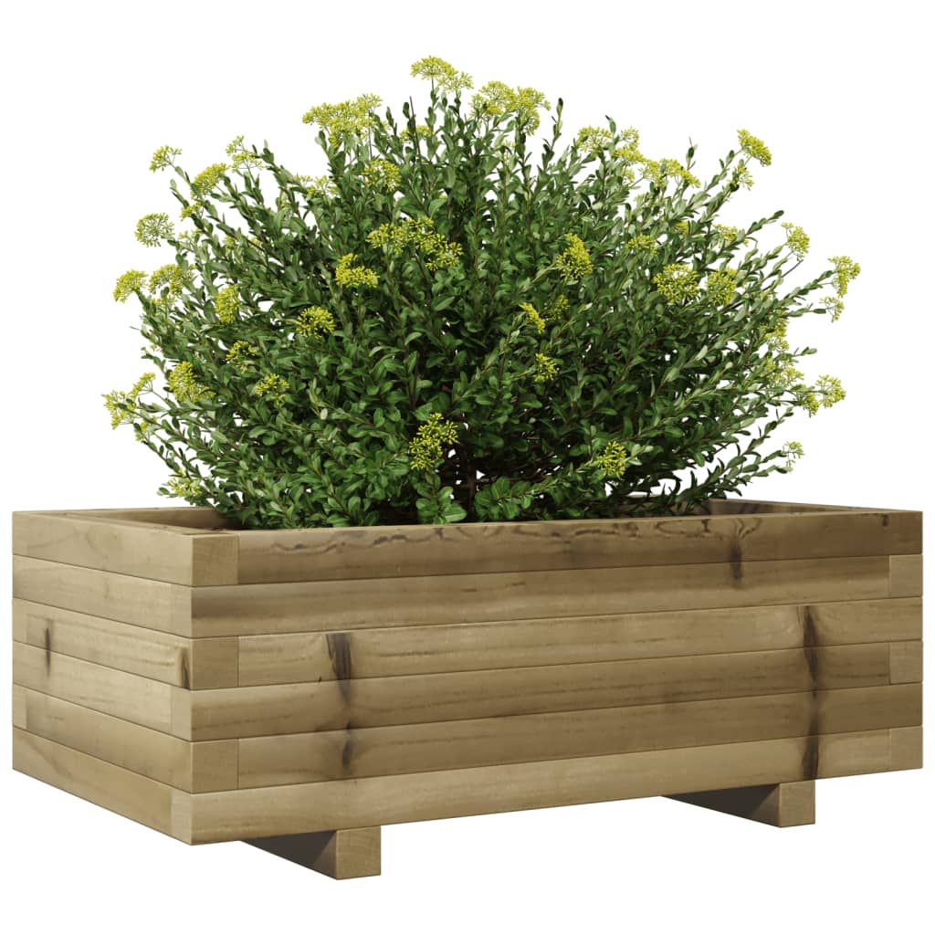 vidaXL Jardinieră de grădină, 70x40x26,5 cm, lemn de pin impregnat vidaXL Jardinieră de grădină, 70x40x26,5 cm, lemn de pin impregnat