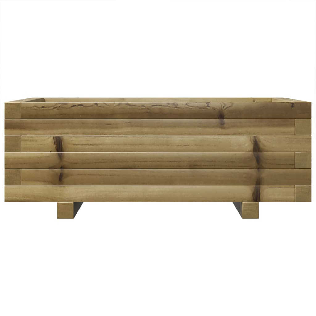 vidaXL Jardinieră de grădină, 70x40x26,5 cm, lemn de pin impregnat vidaXL Jardinieră de grădină, 70x40x26,5 cm, lemn de pin impregnat
