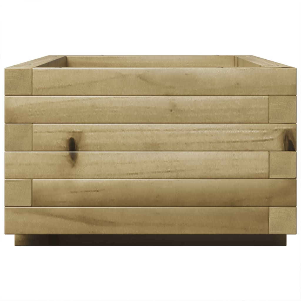 vidaXL Jardinieră de grădină, 70x40x26,5 cm, lemn de pin impregnat vidaXL Jardinieră de grădină, 70x40x26,5 cm, lemn de pin impregnat