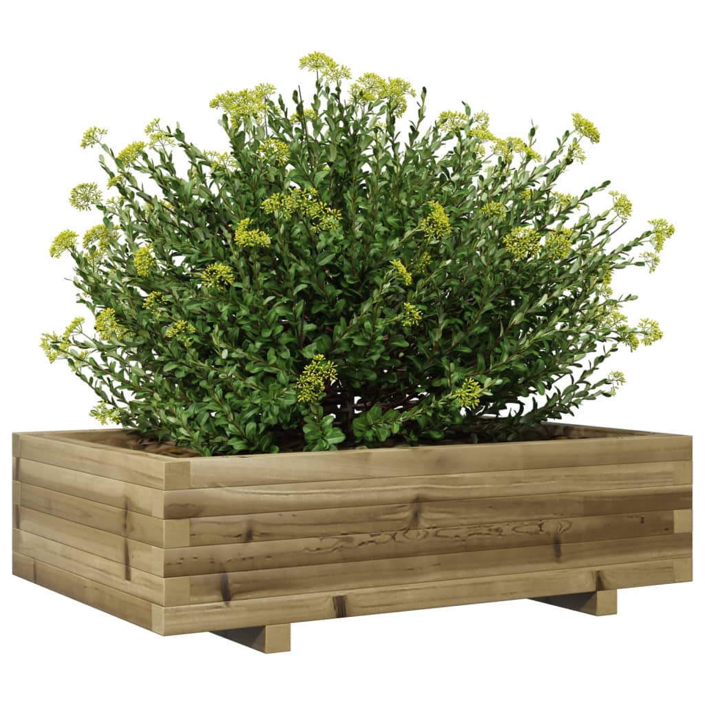 vidaXL Jardinieră de grădină, 90x60x26,5 cm, lemn de pin impregnat vidaXL Jardinieră de grădină, 90x60x26,5 cm, lemn de pin impregnat