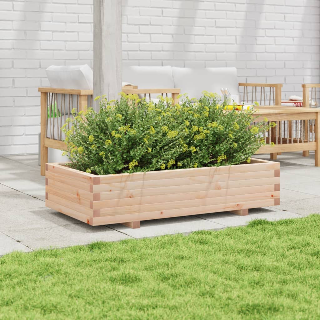 vidaXL Jardinieră de grădină, 110x60x26,5 cm, lemn masiv de pin