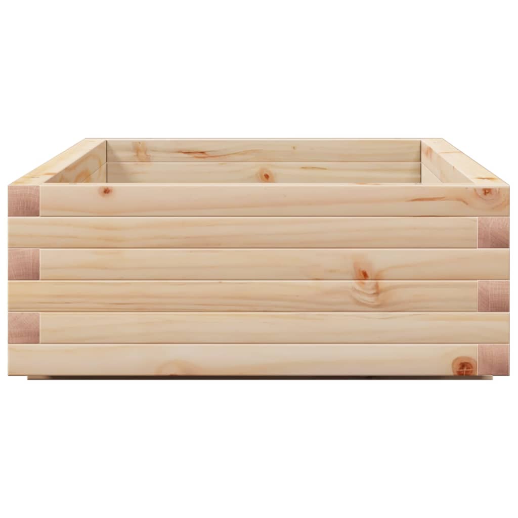vidaXL Jardinieră de grădină, 110x60x26,5 cm, lemn masiv de pin