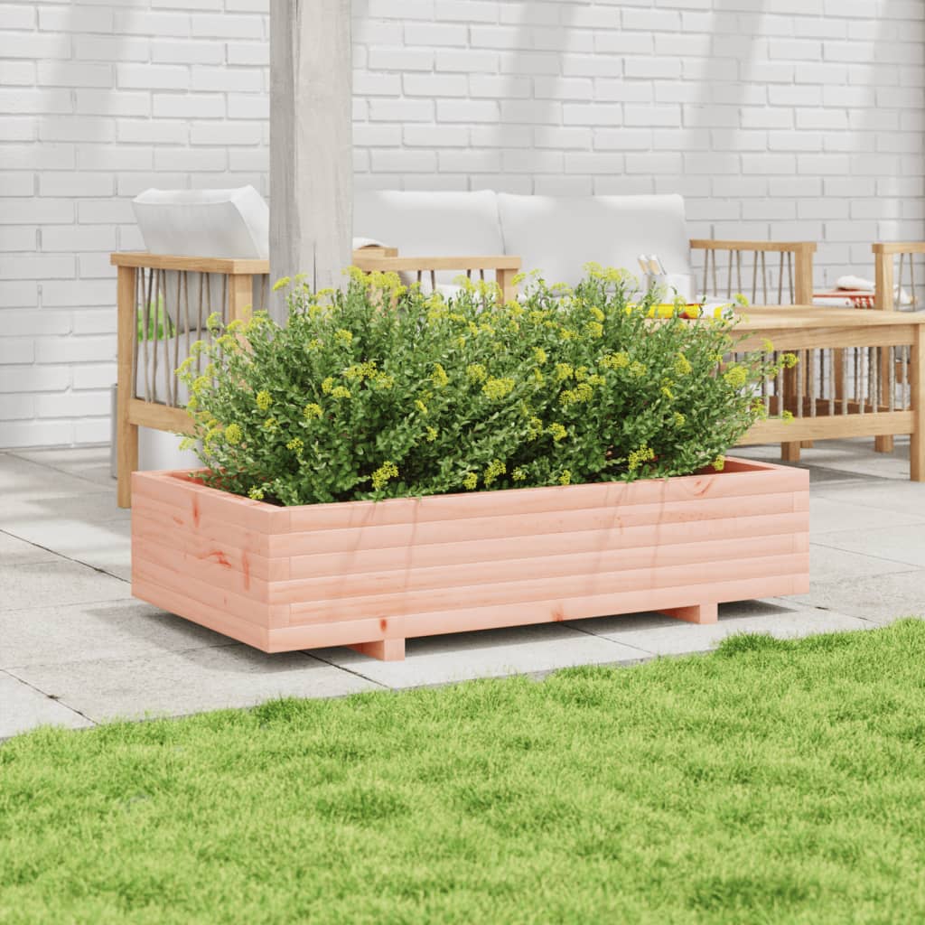 vidaXL Jardinieră de grădină, 110x60x26,5 cm, lemn masiv Douglas
