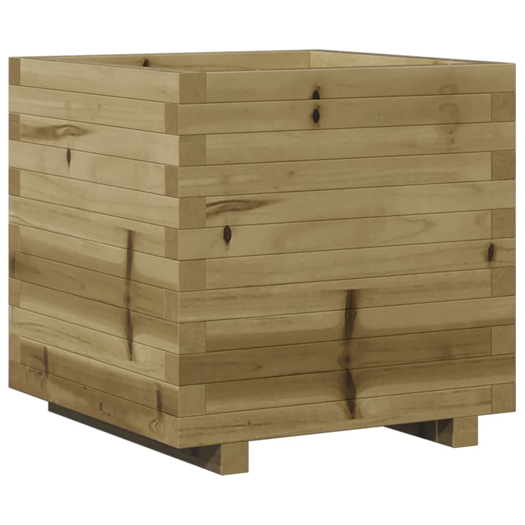 vidaXL Jardinieră de grădină, 50x50x49,5 cm, lemn de pin impregnat vidaXL Jardinieră de grădină, 50x50x49,5 cm, lemn de pin impregnat