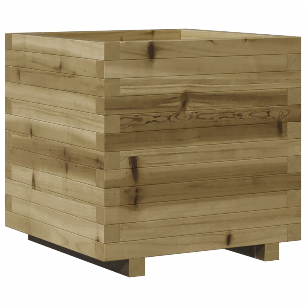 vidaXL Jardinieră de grădină, 50x50x49,5 cm, lemn de pin impregnat vidaXL Jardinieră de grădină, 50x50x49,5 cm, lemn de pin impregnat