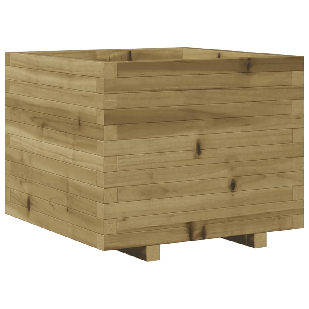 vidaXL Jardinieră de grădină, 60x60x49,5 cm, lemn de pin impregnat vidaXL Jardinieră de grădină, 60x60x49,5 cm, lemn de pin impregnat