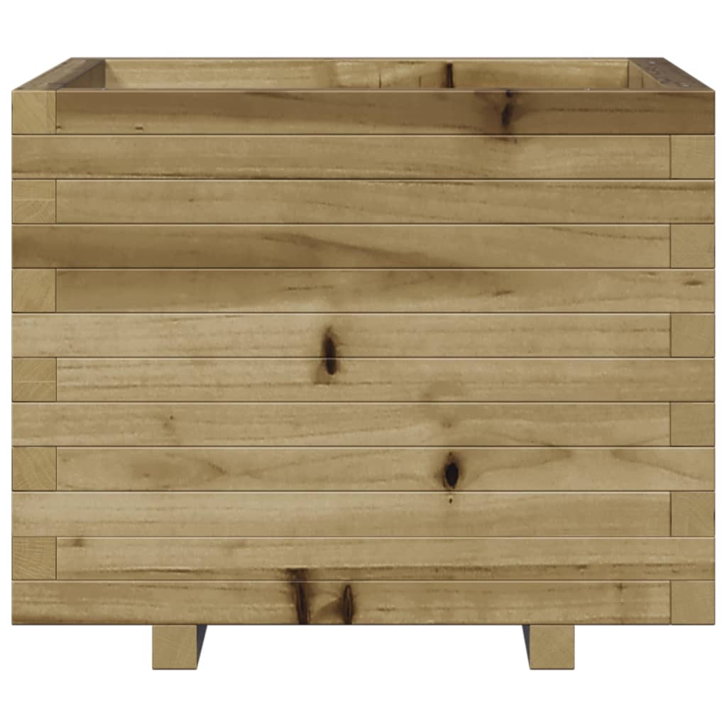 vidaXL Jardinieră de grădină, 60x60x49,5 cm, lemn de pin impregnat vidaXL Jardinieră de grădină, 60x60x49,5 cm, lemn de pin impregnat