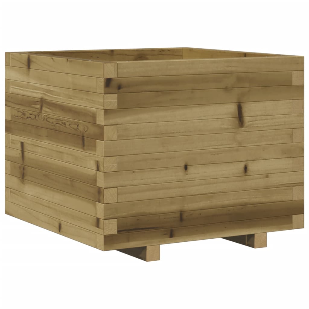 vidaXL Jardinieră de grădină, 60x60x49,5 cm, lemn de pin impregnat vidaXL Jardinieră de grădină, 60x60x49,5 cm, lemn de pin impregnat