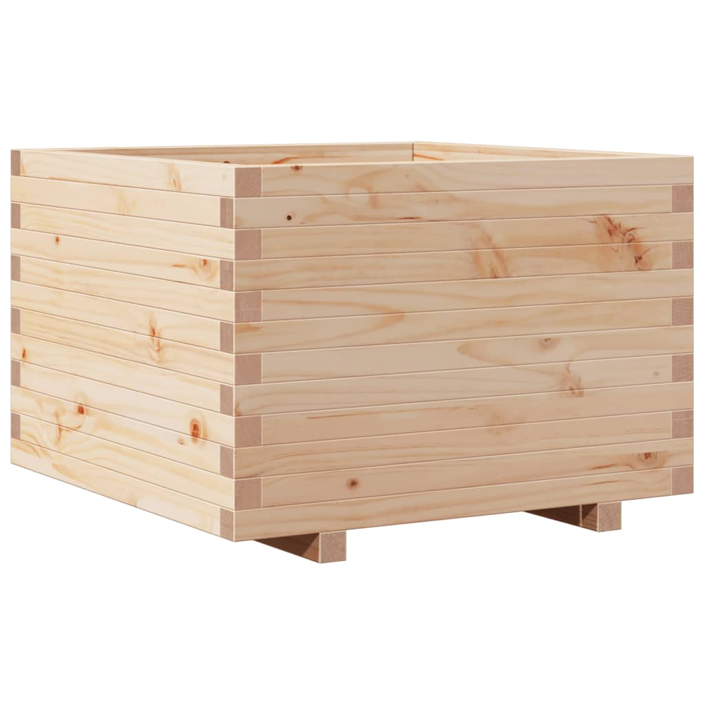 vidaXL Jardinieră de grădină, 70x70x49,5 cm, lemn masiv de pin vidaXL Jardinieră de grădină, 70x70x49,5 cm, lemn masiv de pin