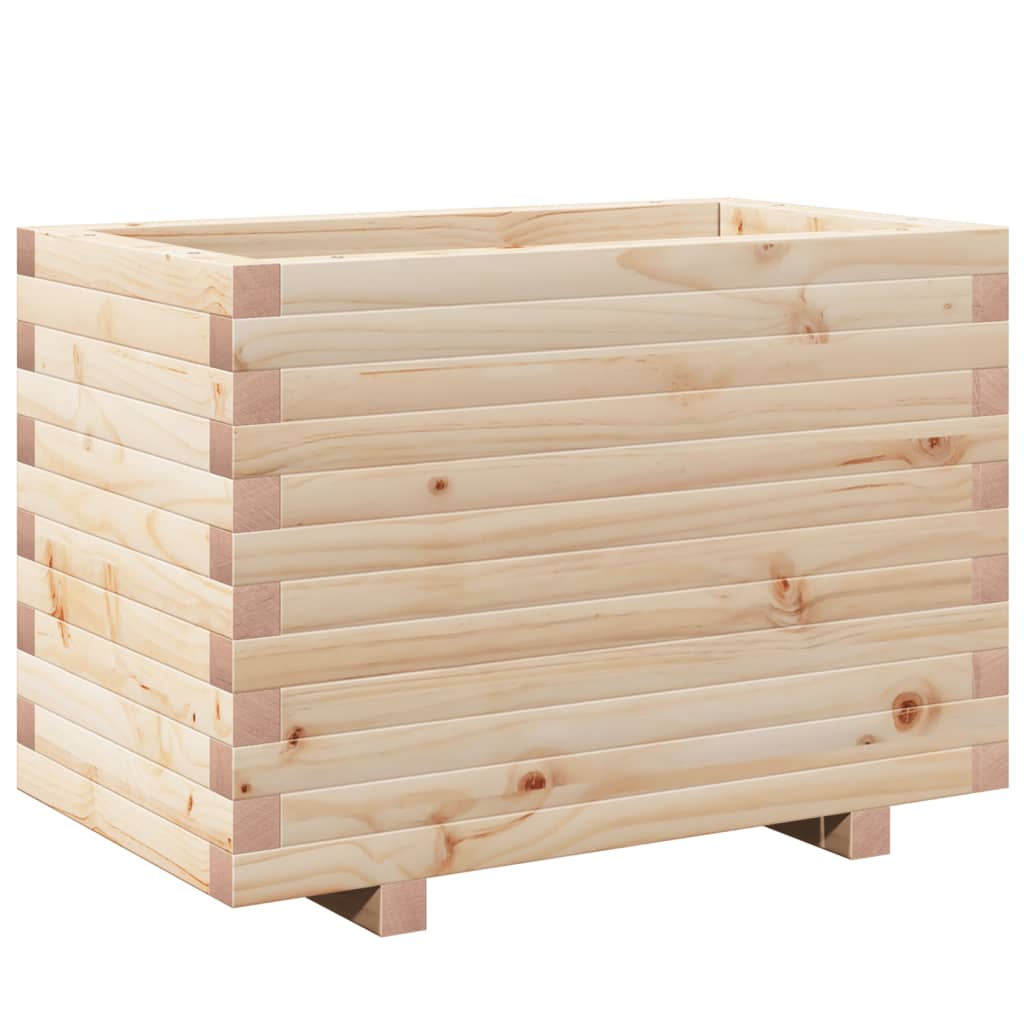 vidaXL Jardinieră de grădină, 70x40x49,5 cm, lemn masiv de pin vidaXL Jardinieră de grădină, 70x40x49,5 cm, lemn masiv de pin