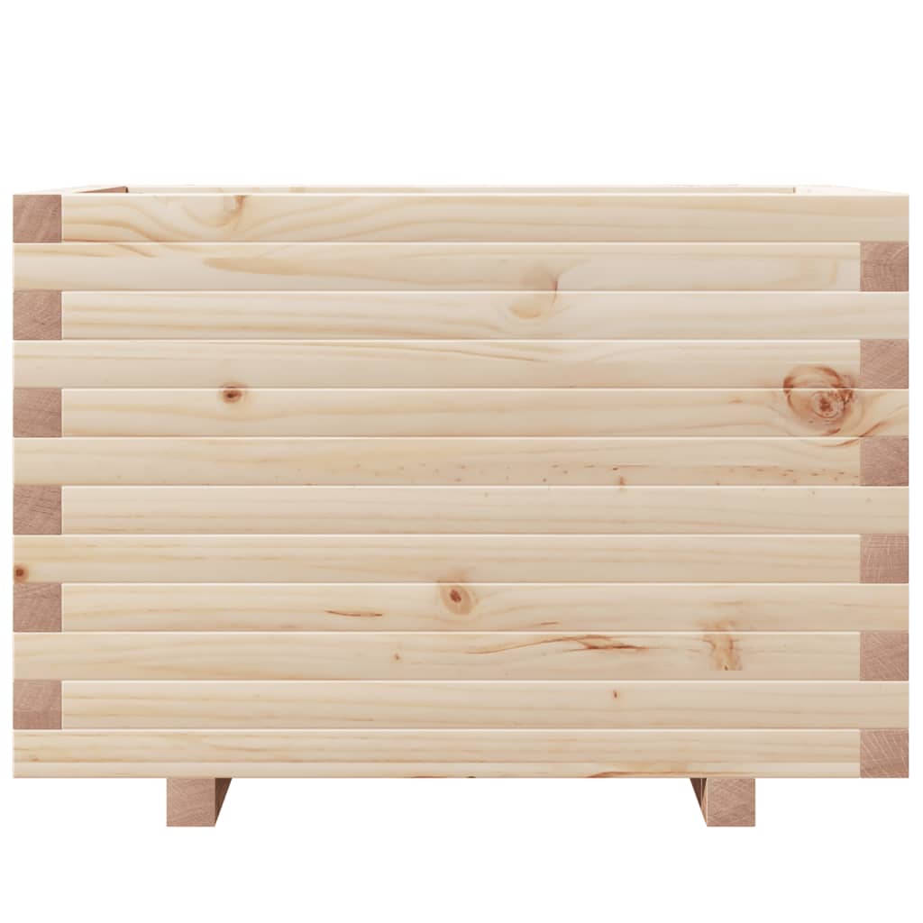 vidaXL Jardinieră de grădină, 70x40x49,5 cm, lemn masiv de pin vidaXL Jardinieră de grădină, 70x40x49,5 cm, lemn masiv de pin