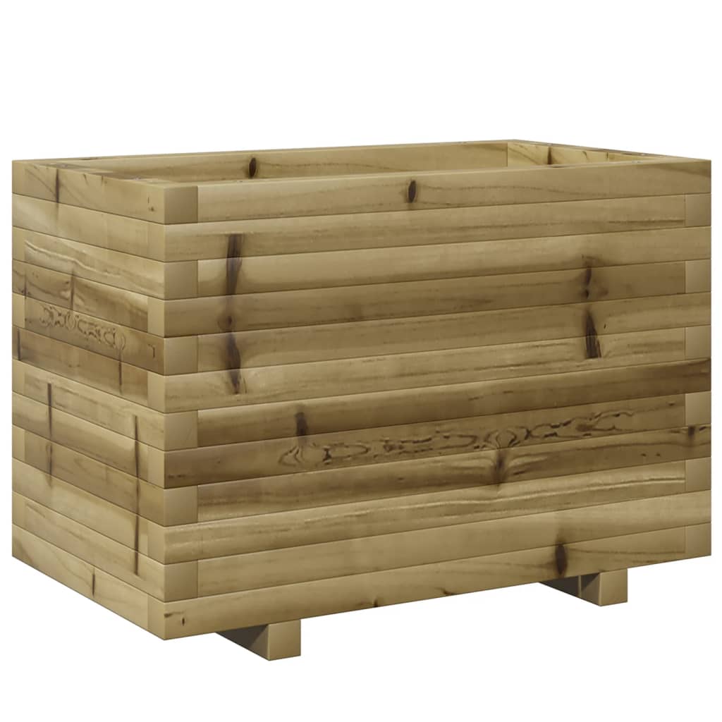 vidaXL Jardinieră de grădină, 70x40x49,5 cm, lemn de pin impregnat vidaXL Jardinieră de grădină, 70x40x49,5 cm, lemn de pin impregnat