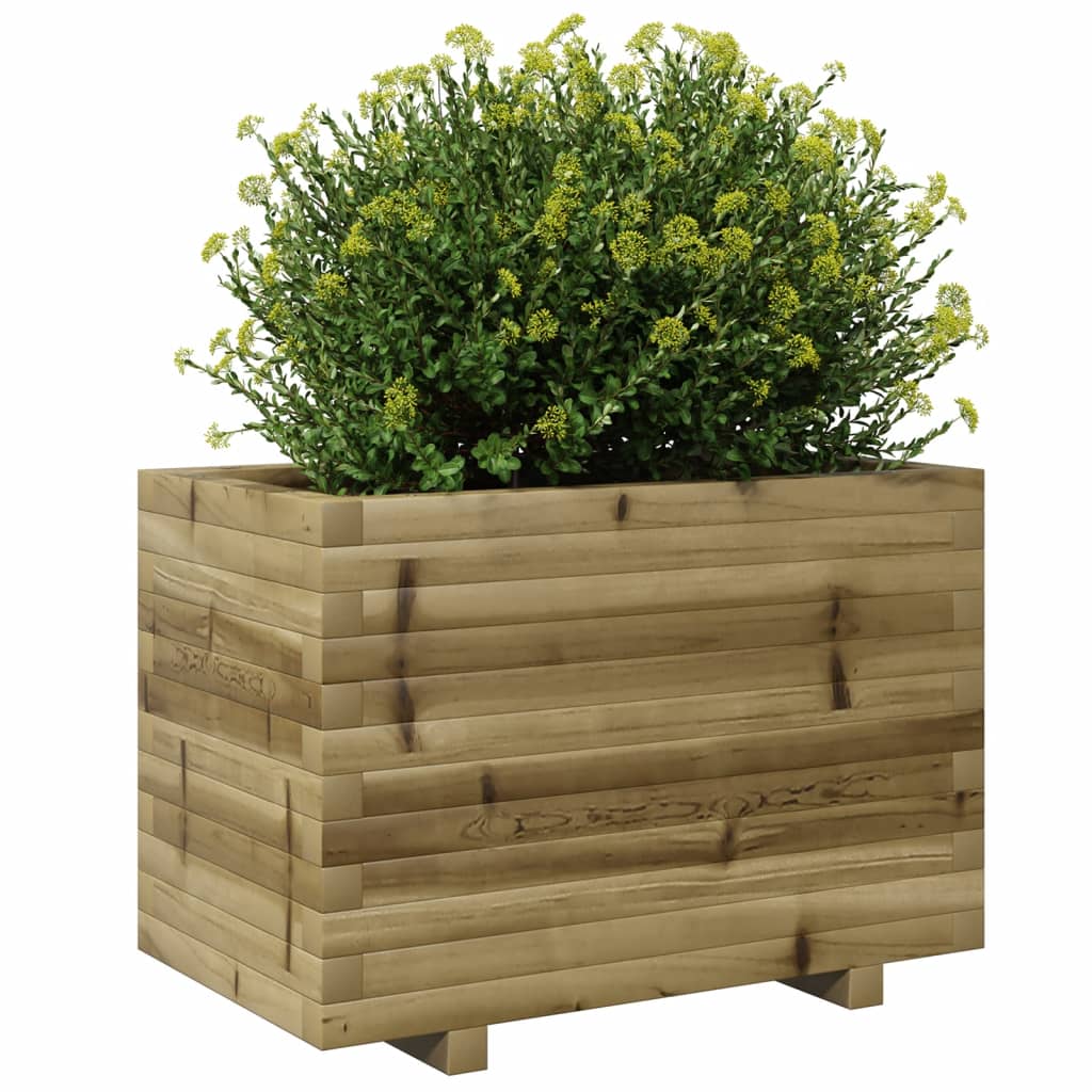 vidaXL Jardinieră de grădină, 70x40x49,5 cm, lemn de pin impregnat vidaXL Jardinieră de grădină, 70x40x49,5 cm, lemn de pin impregnat