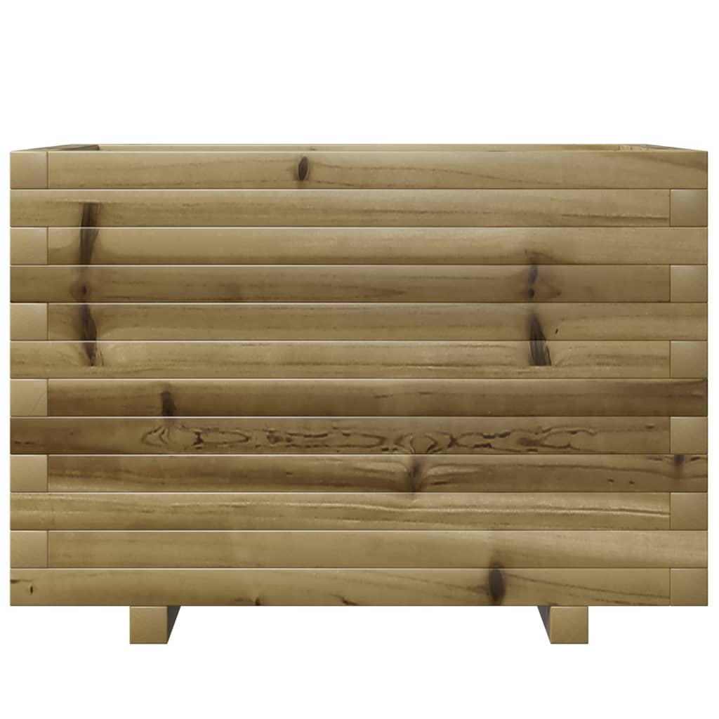 vidaXL Jardinieră de grădină, 70x40x49,5 cm, lemn de pin impregnat vidaXL Jardinieră de grădină, 70x40x49,5 cm, lemn de pin impregnat