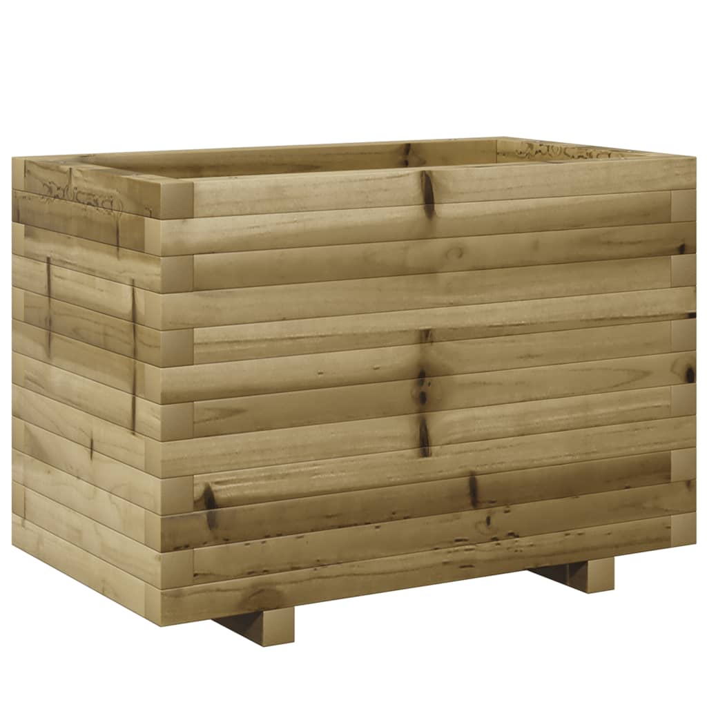 vidaXL Jardinieră de grădină, 70x40x49,5 cm, lemn de pin impregnat vidaXL Jardinieră de grădină, 70x40x49,5 cm, lemn de pin impregnat