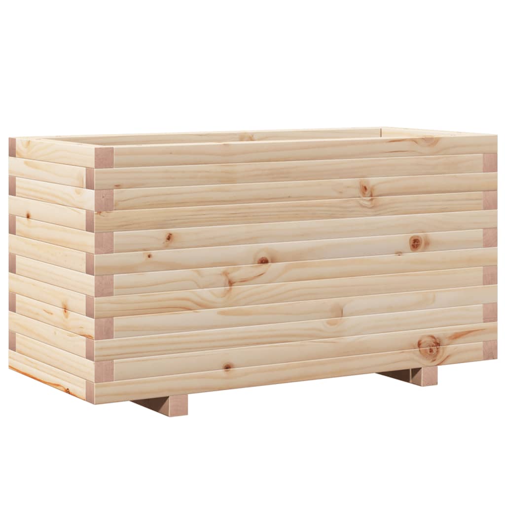 vidaXL Jardinieră de grădină, 90x40x49,5 cm, lemn masiv de pin vidaXL Jardinieră de grădină, 90x40x49,5 cm, lemn masiv de pin
