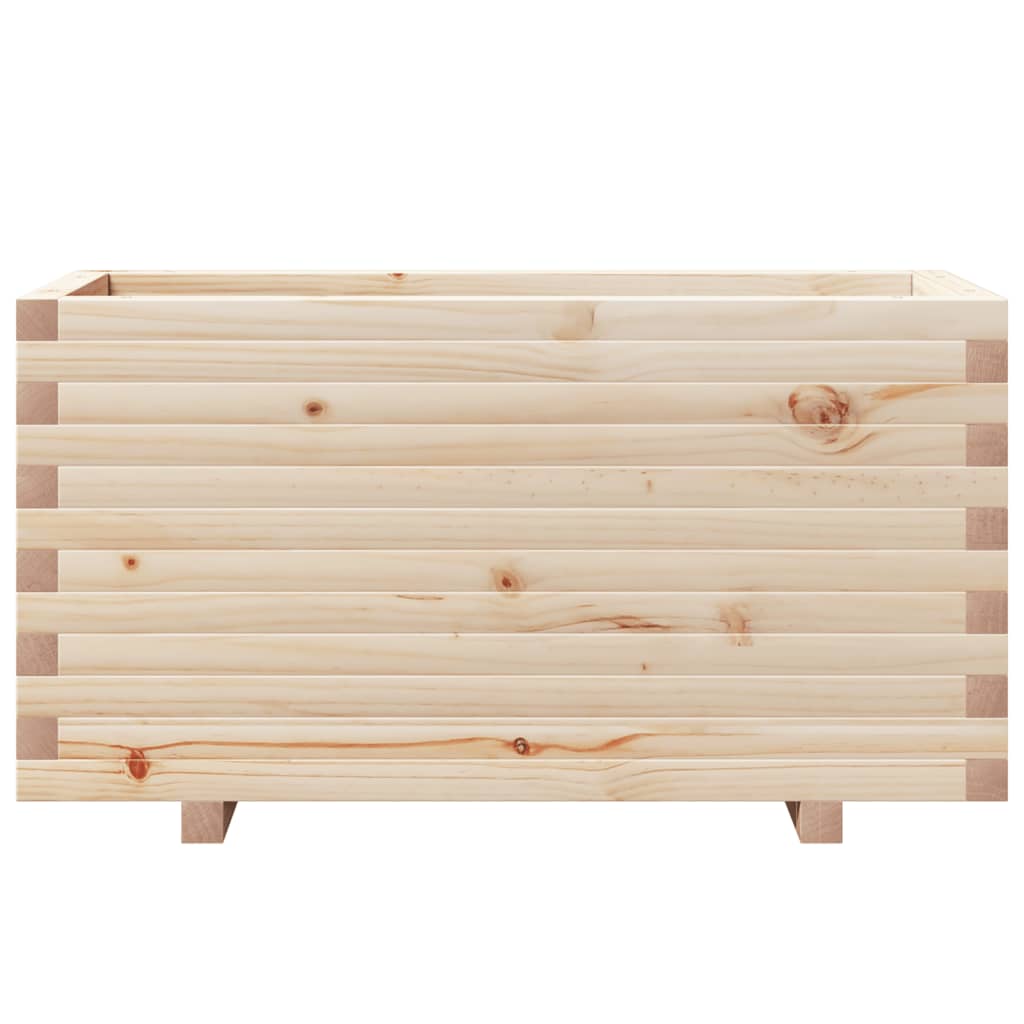 vidaXL Jardinieră de grădină, 90x40x49,5 cm, lemn masiv de pin vidaXL Jardinieră de grădină, 90x40x49,5 cm, lemn masiv de pin