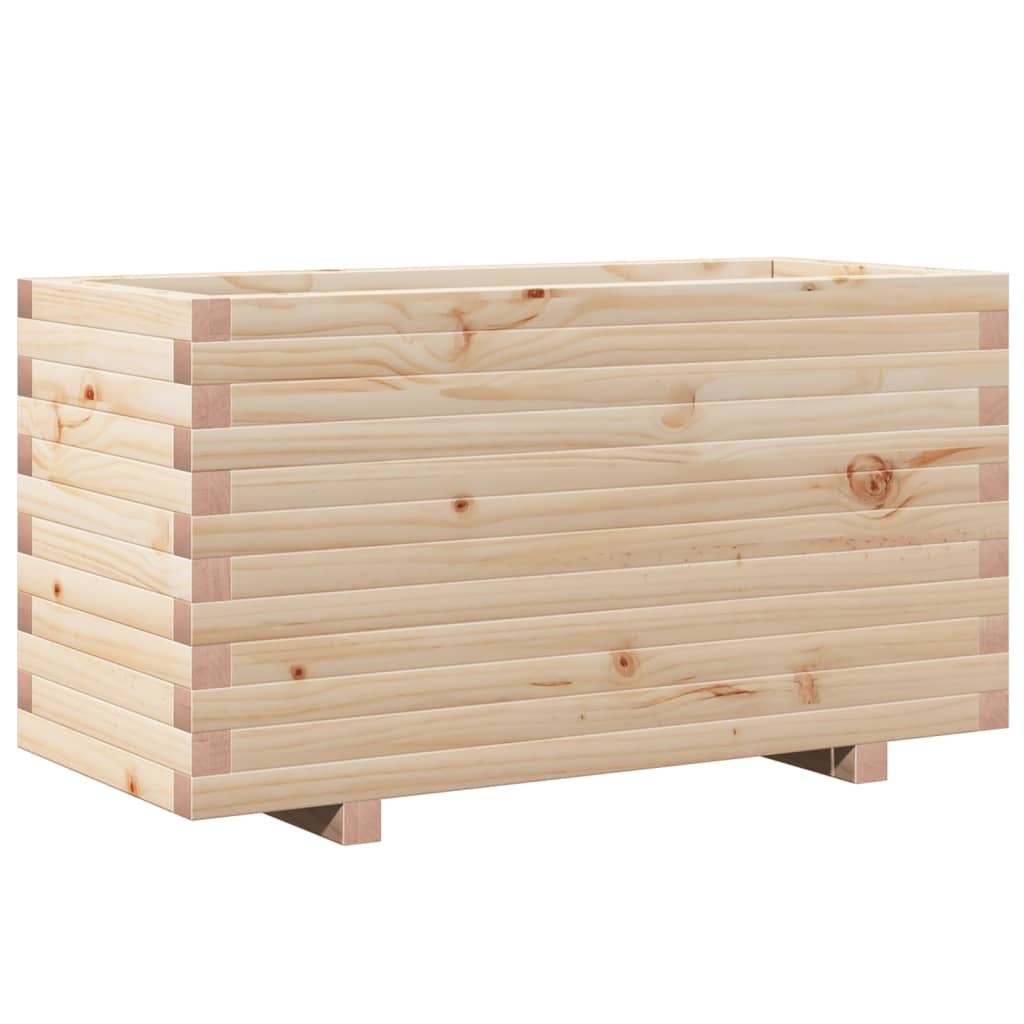 vidaXL Jardinieră de grădină, 90x40x49,5 cm, lemn masiv de pin vidaXL Jardinieră de grădină, 90x40x49,5 cm, lemn masiv de pin