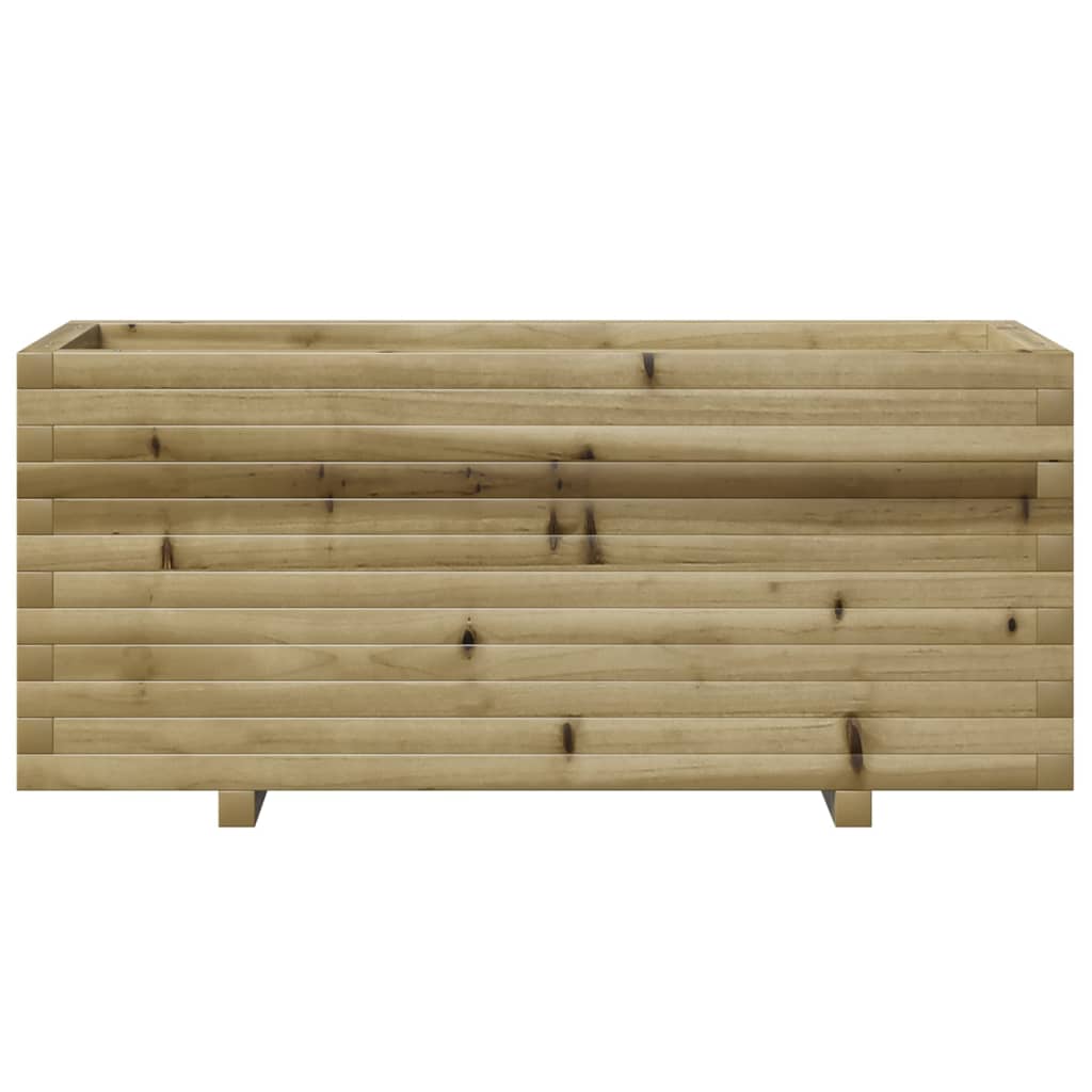 vidaXL Jardinieră de grădină, 110x40x49,5 cm, lemn de pin impregnat