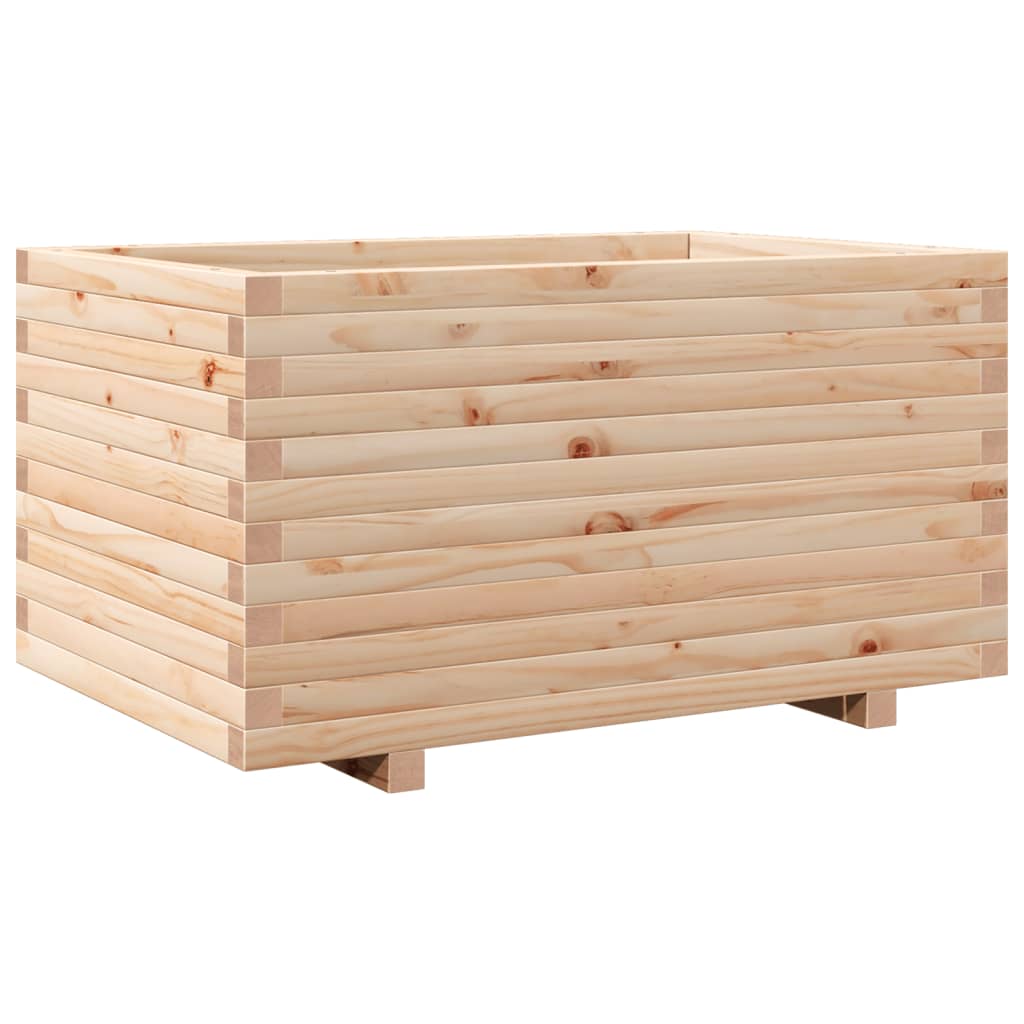 vidaXL Jardinieră de grădină, 90x60x49,5 cm, lemn masiv de pin vidaXL Jardinieră de grădină, 90x60x49,5 cm, lemn masiv de pin