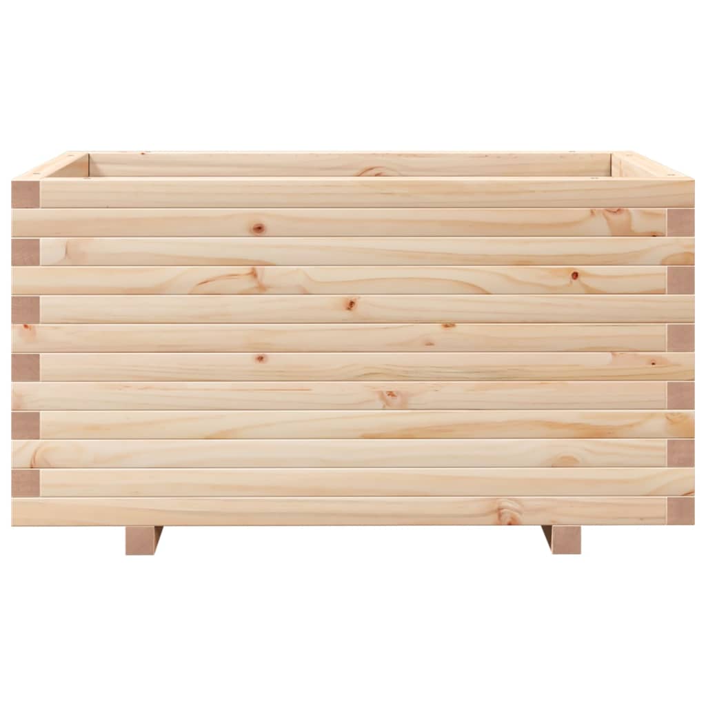 vidaXL Jardinieră de grădină, 90x60x49,5 cm, lemn masiv de pin vidaXL Jardinieră de grădină, 90x60x49,5 cm, lemn masiv de pin