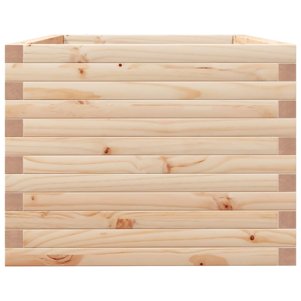vidaXL Jardinieră de grădină, 90x60x49,5 cm, lemn masiv de pin vidaXL Jardinieră de grădină, 90x60x49,5 cm, lemn masiv de pin