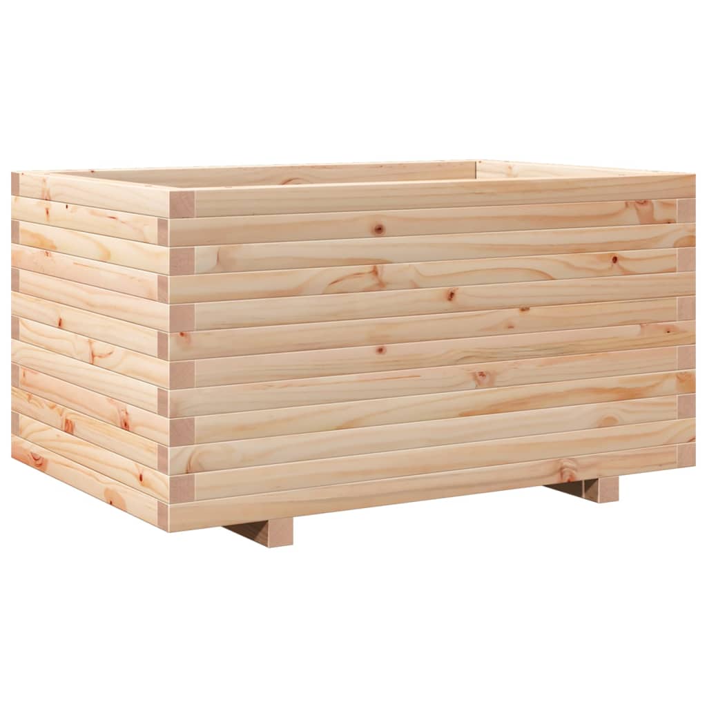 vidaXL Jardinieră de grădină, 90x60x49,5 cm, lemn masiv de pin vidaXL Jardinieră de grădină, 90x60x49,5 cm, lemn masiv de pin