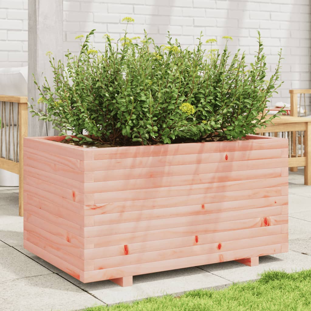 vidaXL Jardinieră de grădină, 90x60x49,5 cm, lemn masiv Douglas vidaXL Jardinieră de grădină, 90x60x49,5 cm, lemn masiv Douglas