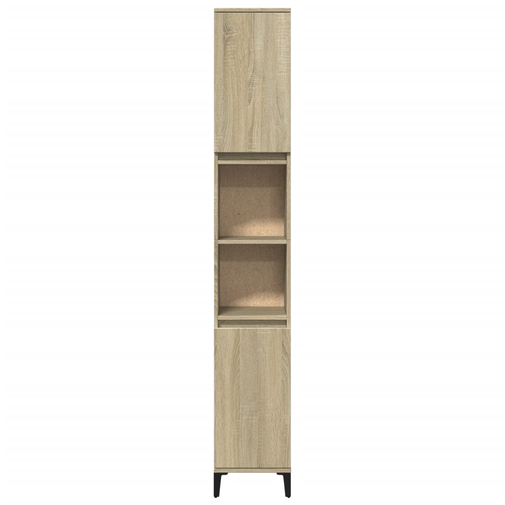 vidaXL Dulap de baie, stejar sonoma, 30x30x190 cm, lemn prelucrat vidaXL Dulap de baie, stejar sonoma, 30x30x190 cm, lemn prelucrat